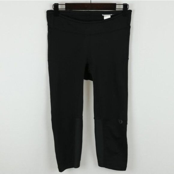 Pearl Izumi Women's Medium Black Mid Rise Crop Activewear Leggings - Picture 1 of 10